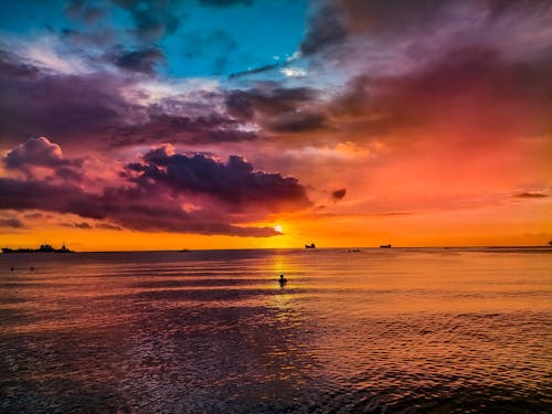 Free stock photo of beach sunset, beautiful sunset, golden sunset