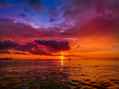 Free stock photo of beach sunset, beautiful sunset, golden sunset