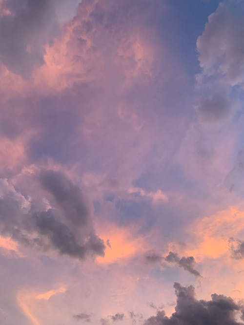 Imagine de stoc gratuită din amurg, cer cu nori, fotografie cu unghi mic