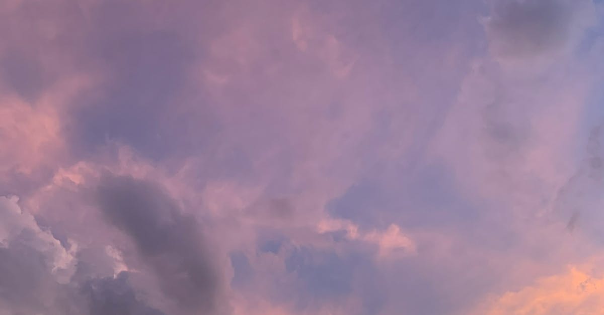 Low Angle Shot of Clouds during Twilight · Free Stock Photo