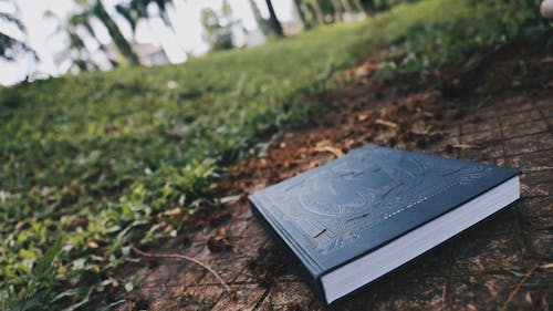 Black Book on Brown Floor