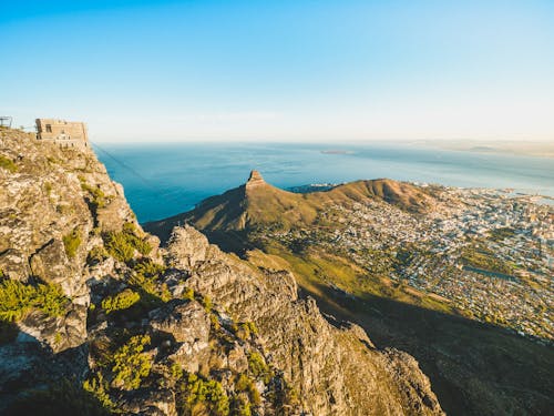 Aerial Shot of Green Mountains