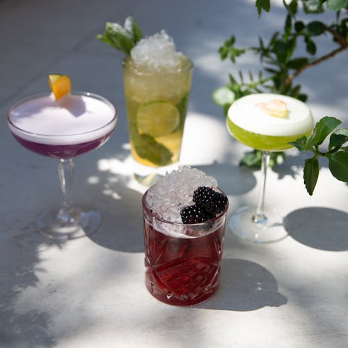 Free Close-Up Shot of Cocktail Drinks Stock Photo