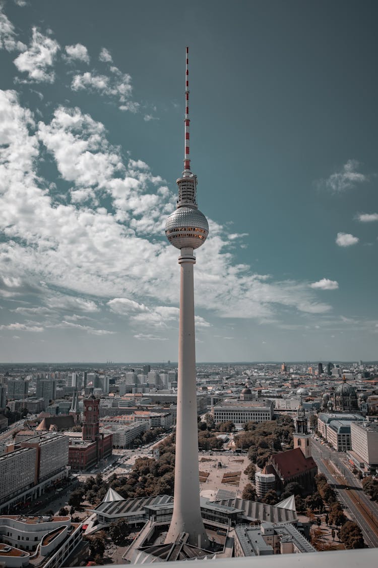 Berliner Fernsehturm In Berlin, Germany