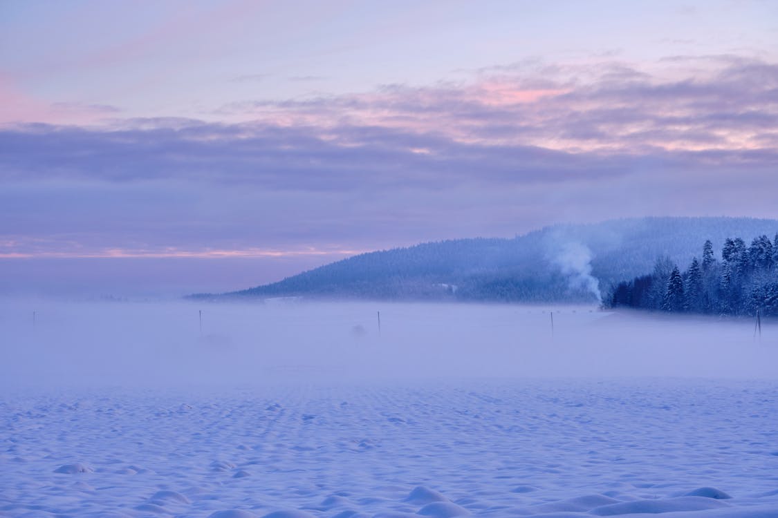 dağ, don, gün doğumu içeren Ücretsiz stok fotoğraf