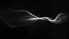 White Smoke in Black Background