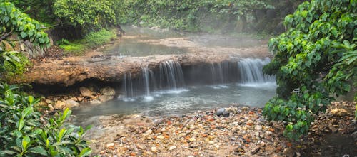 Free stock photo of hot spring creek, waterfall