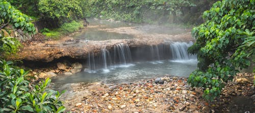 คลังภาพถ่ายฟรี ของ น้ำตก, ห้วยน้ำพุร้อน