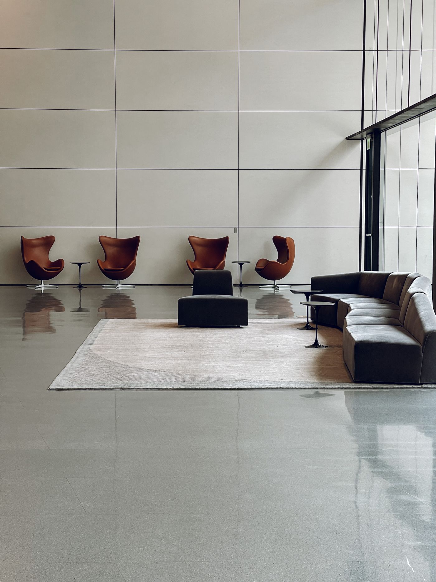 Mobile showroom interior