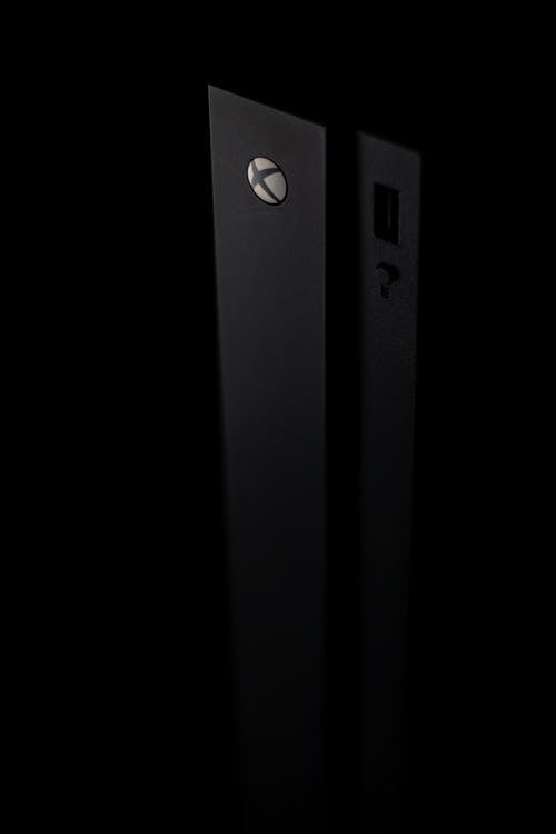 
A Close-Up Shot of an Xbox Console
