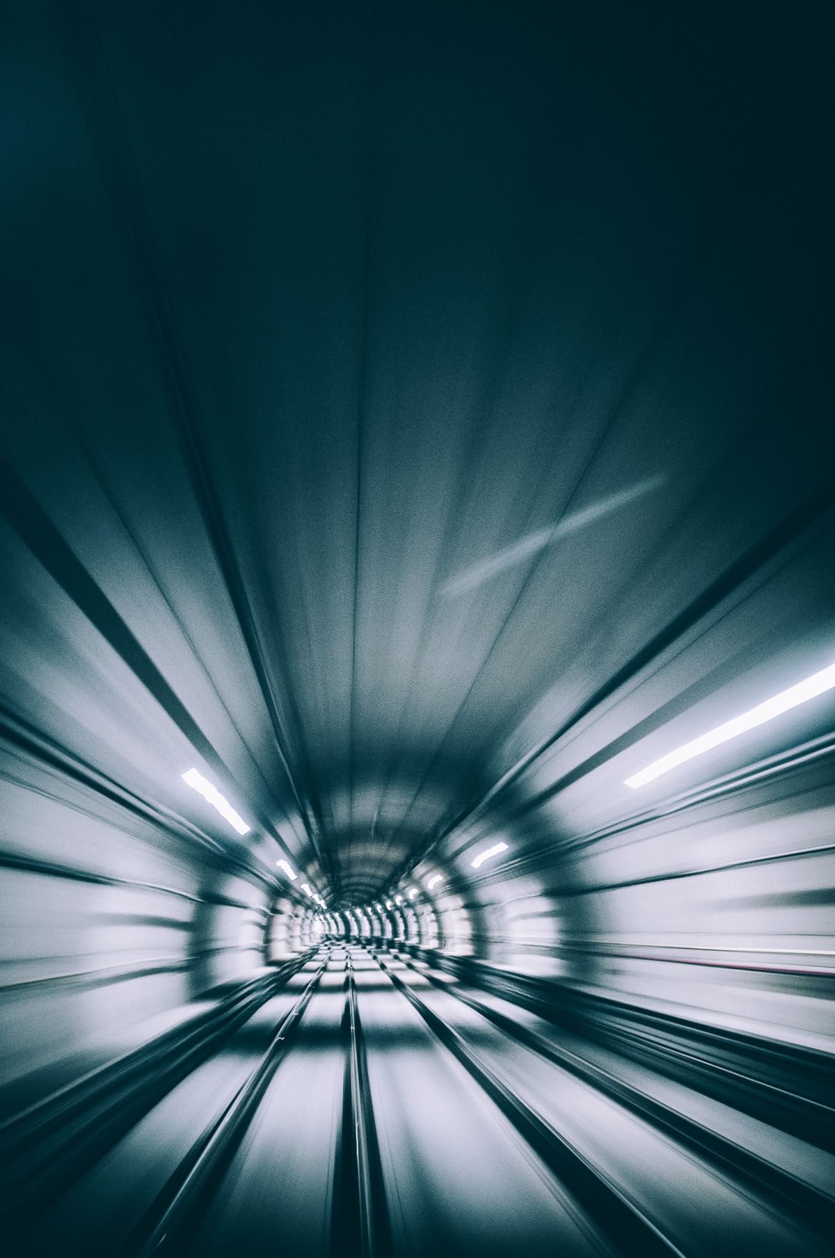 An illuminated underground gallery in the Wieliczka salt mine