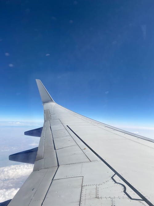 Free stock photo of airplane window