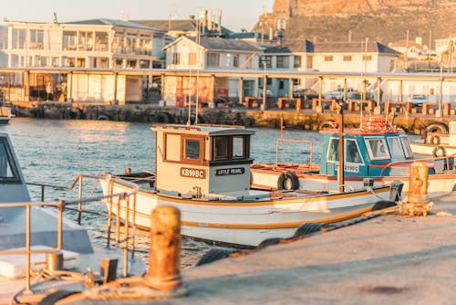 Docked Fishing Boats by the Pier 