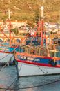 Fish Cages on a Fishing Boat