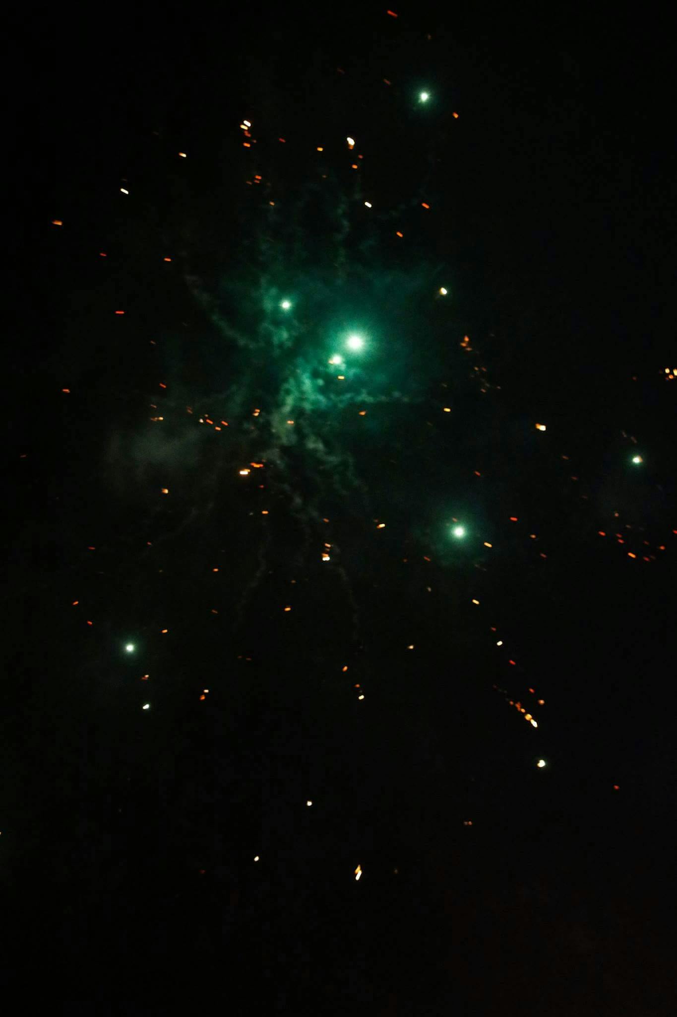Free stock photo of #firework #galaxy #lights #green