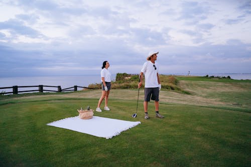 Foto profissional grátis de ação, clubes de golfe, diversão