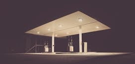 Free stock photo of dark, filling station, gas