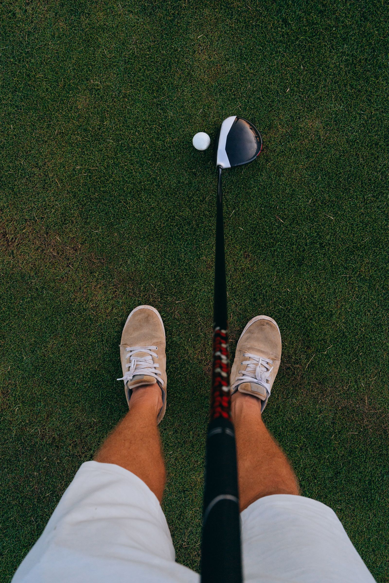 Teeing up at sunrise before the Open Championship