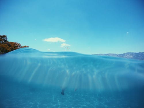 
A Close-Up Shot of Waves on the Ocean