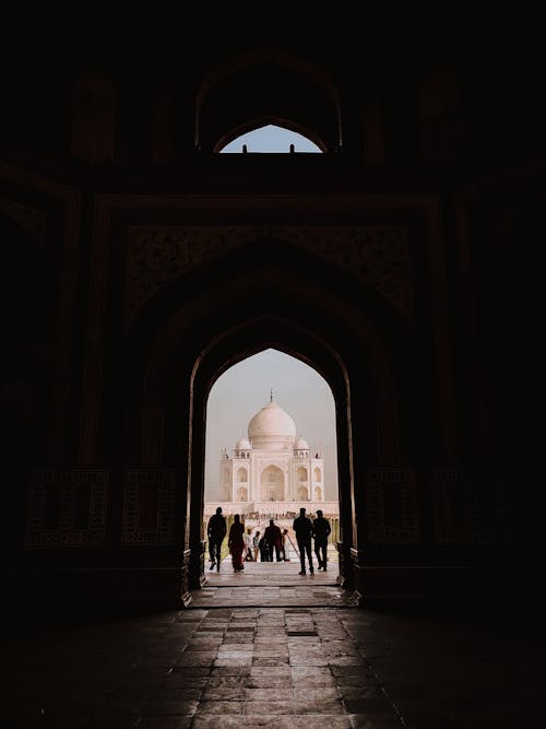 伊斯蘭建築, 入口, 垂直拍攝 的 免費圖庫相片