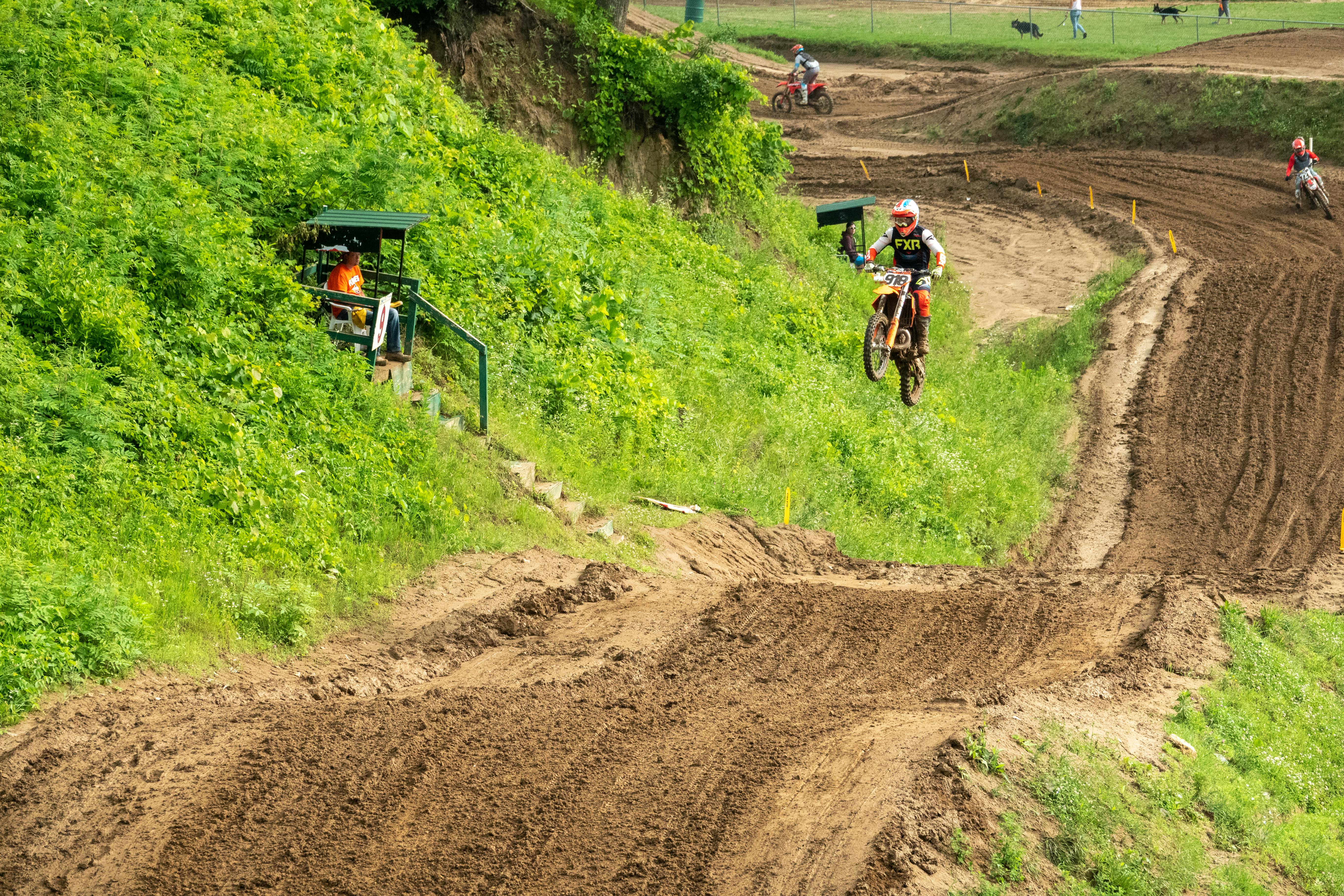 High-voltage power lines stretching into the distance
