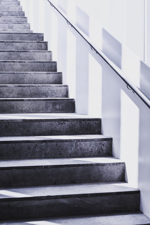 Free Stairs Grayscale Photography Stock Photo