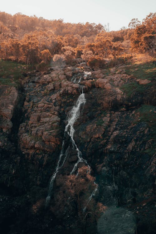 Foto d'estoc gratuïta de a l'aire lliure, cascades, formació geològica