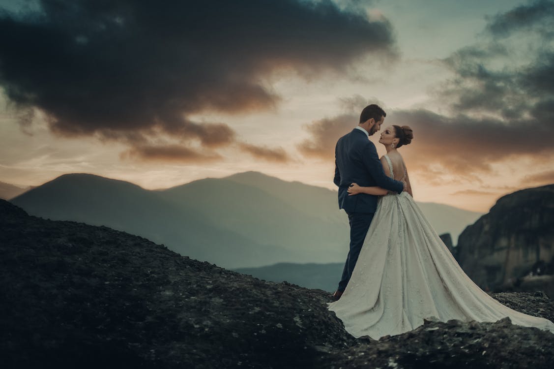 Ingyenes stockfotó esküvői fotózás, kapcsolat, Menyasszony és vőlegény témában