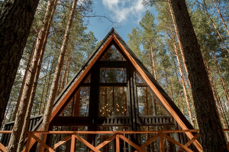 A-frame cabin