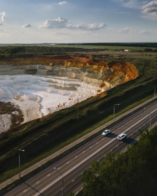 Imagine de stoc gratuită din adânc, arbori, autoturisme