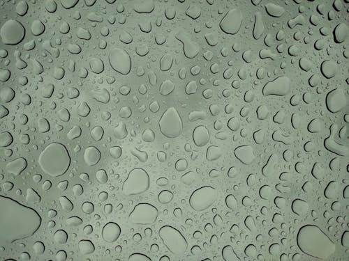 Free Water Droplets on Glass Stock Photo