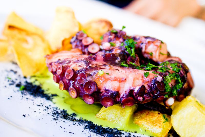 Plat signature: Poulpe Grillé