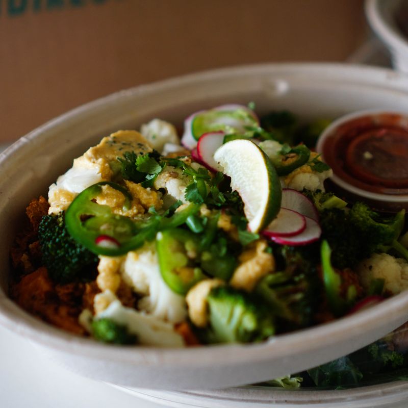 One-Pot Cilantro Lime Brown Rice with Roasted Cauliflower