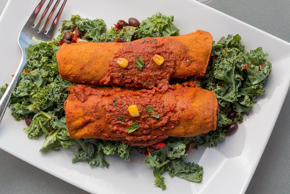 Colorful Veggie Enchiladas