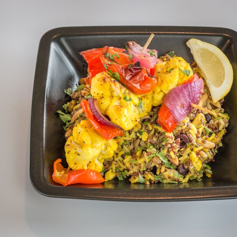 Grenadian Nutmeg Roasted Vegetable Rice