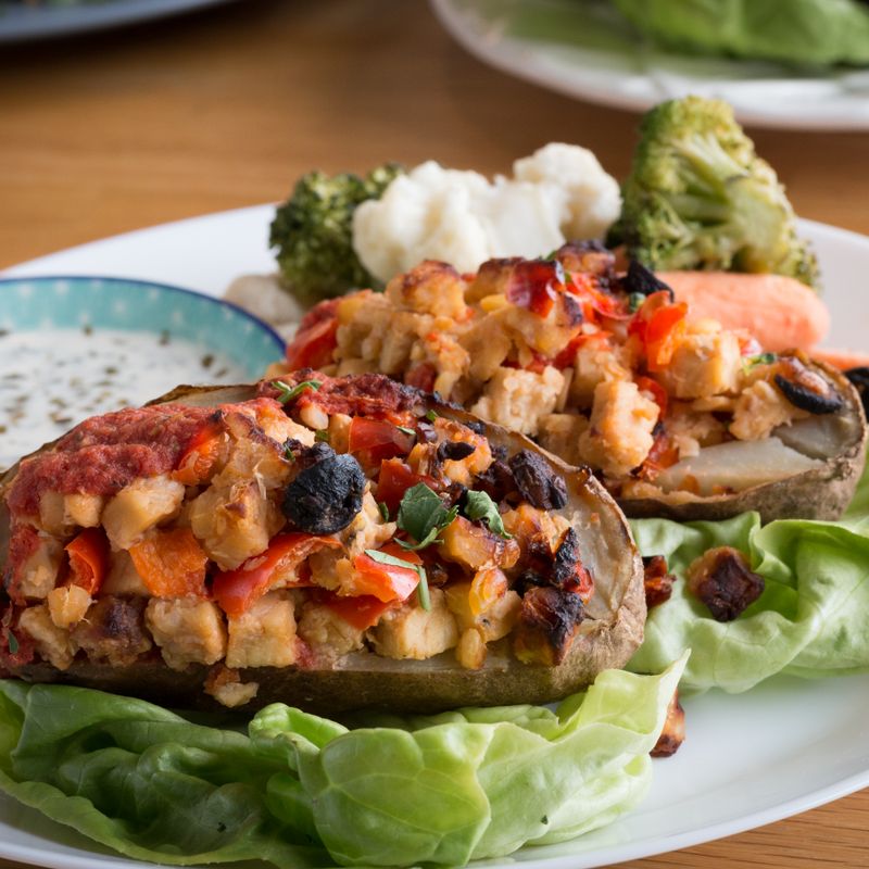 Slow Cooker Chorizo and Potato-Stuffed Poblano Peppers