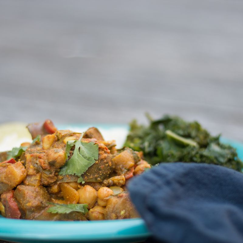 Indian Spiced Chicken and Chickpea Chowder