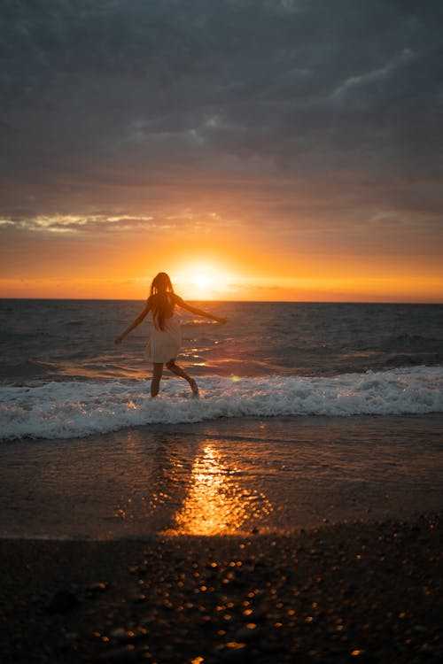 A Woman at the Beach 