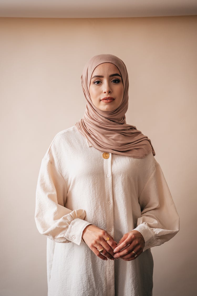 Beautiful Young Woman Wearing Hijab 