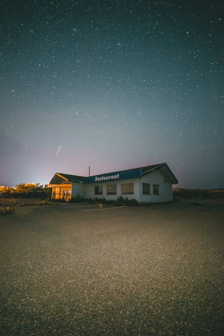 View Of An Abandoned Restaurant