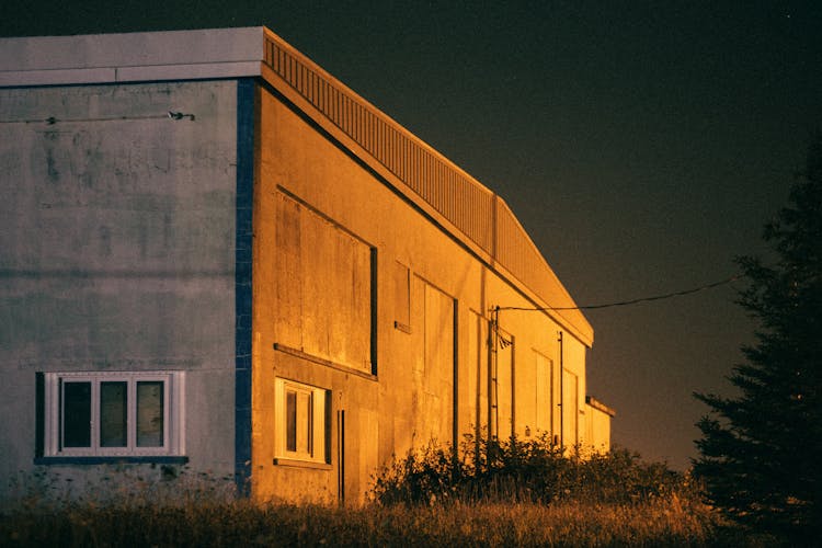 Warehouse At Night