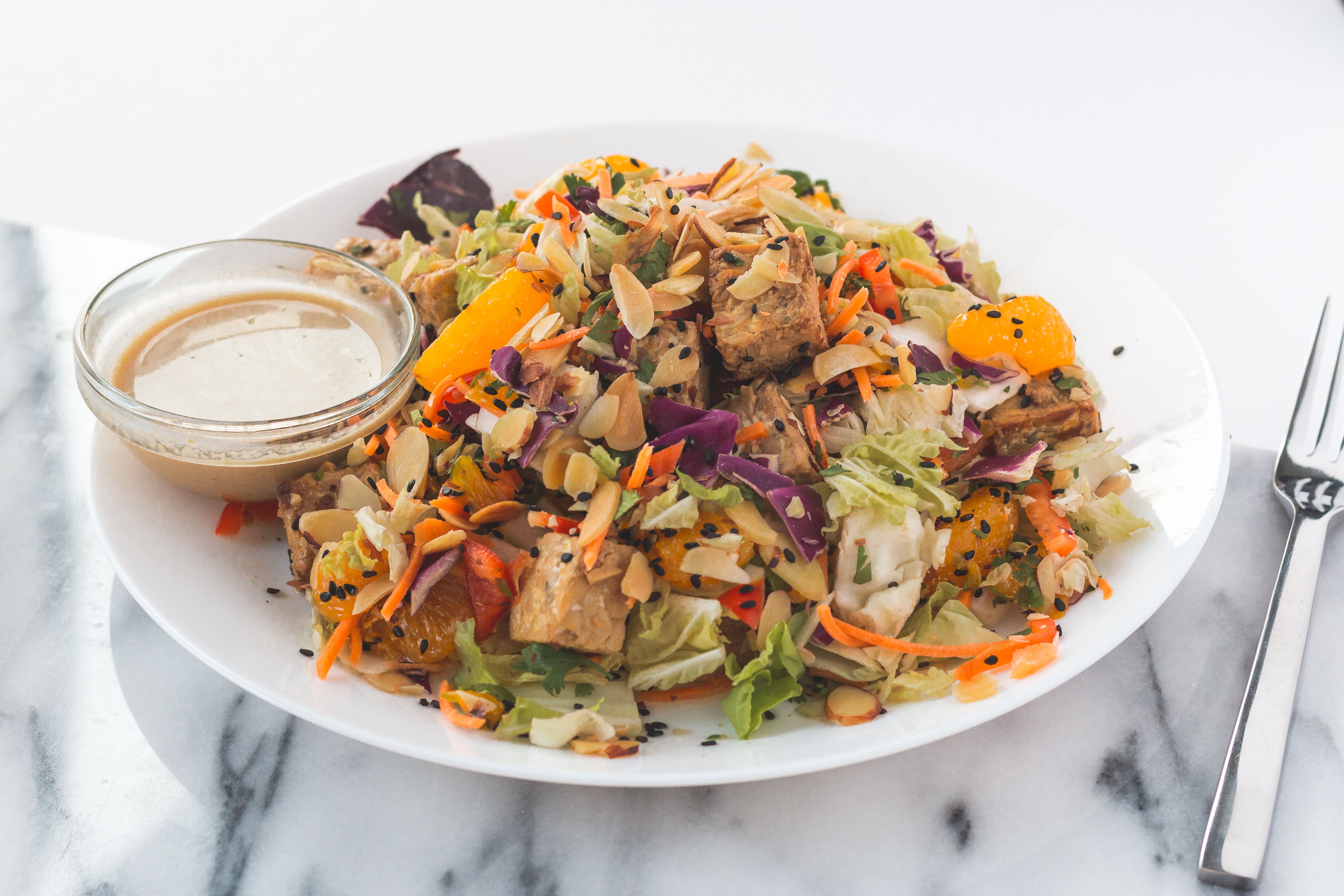 Burmese Shan Tofu Salad