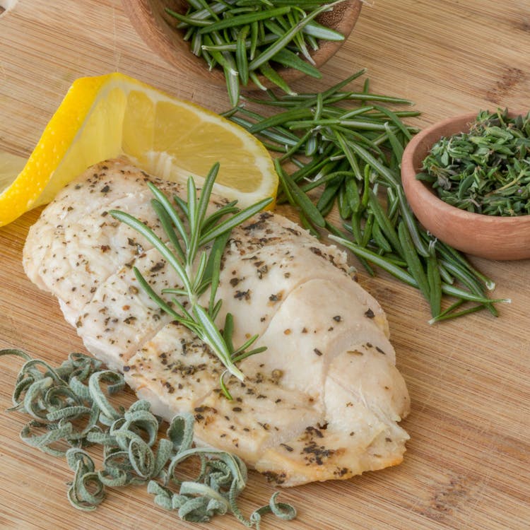 Cooking Chicken With Herbs