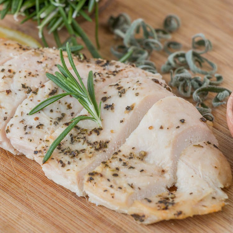 Close Up Of Fish Meat