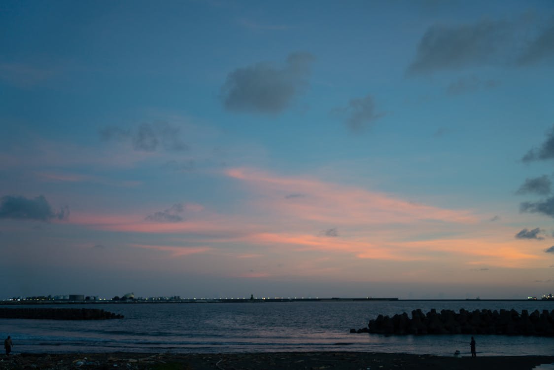 Kostenloses Stock Foto zu abend, dämmerung, meer