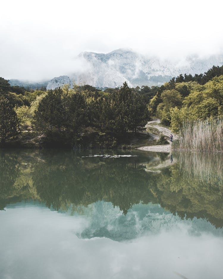 Lake And Mountain Landscape