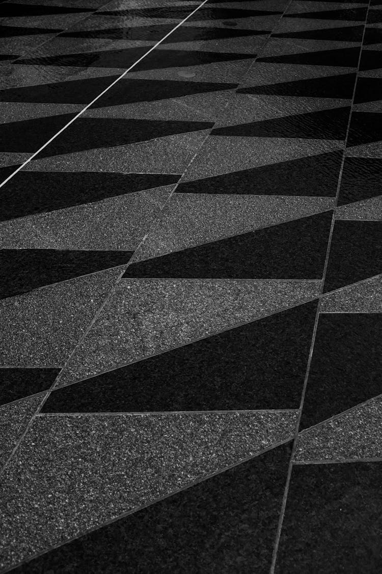 Black And Grey Tiles Outdoors