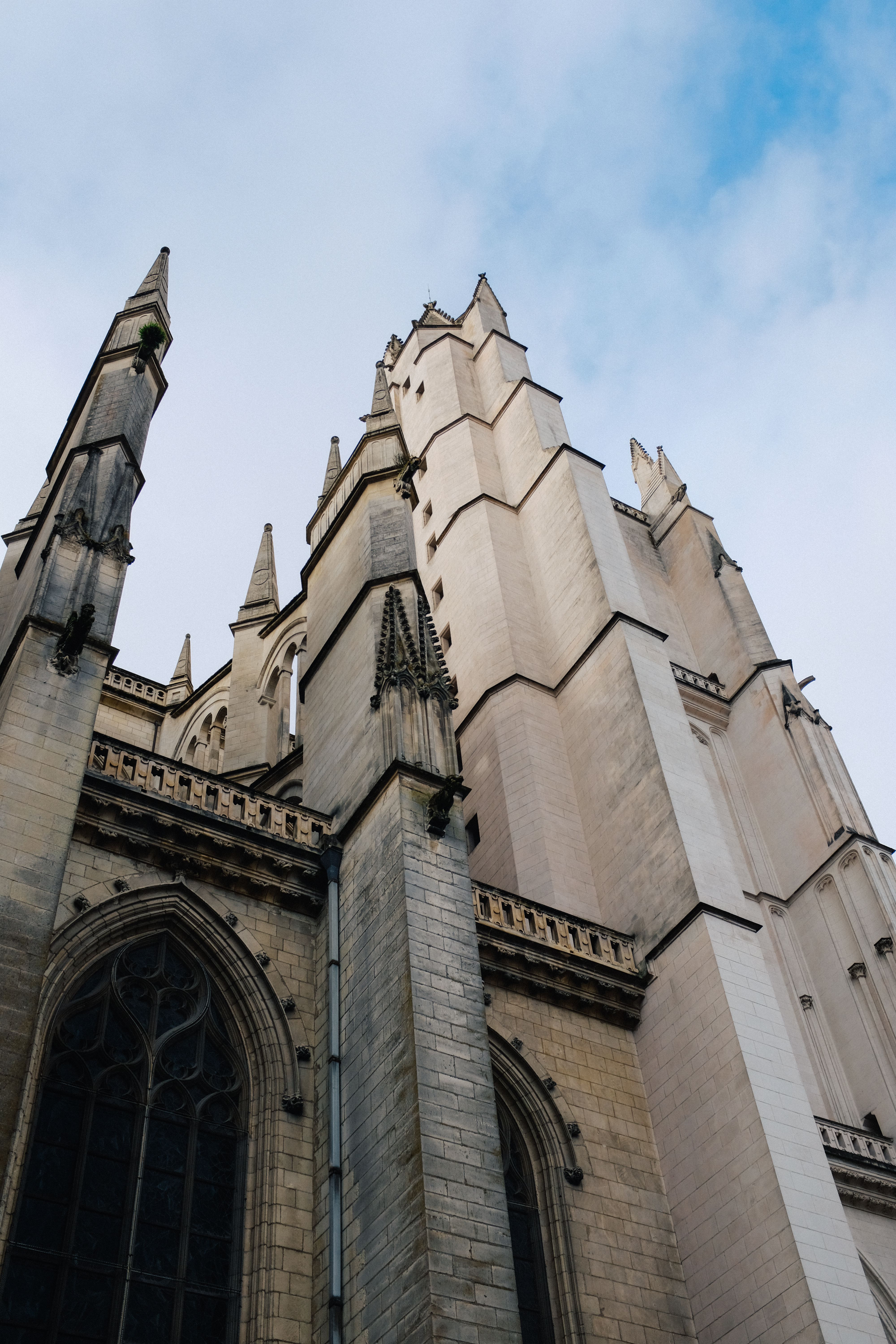 Low angle Shot of Gothic Cathedral · Free Stock Photo