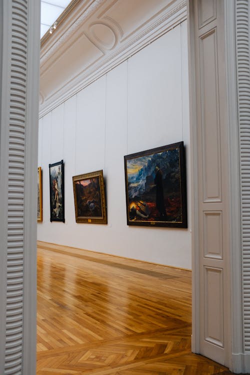 Paintings Hanging on the Wall