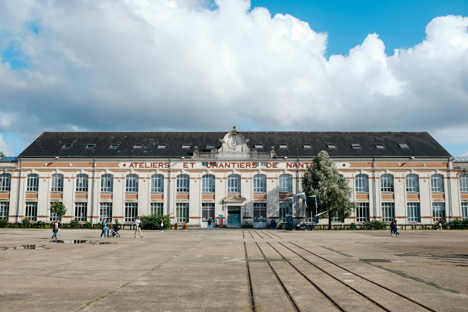 Facade of Ateliers et Chantiers de Nantes in France